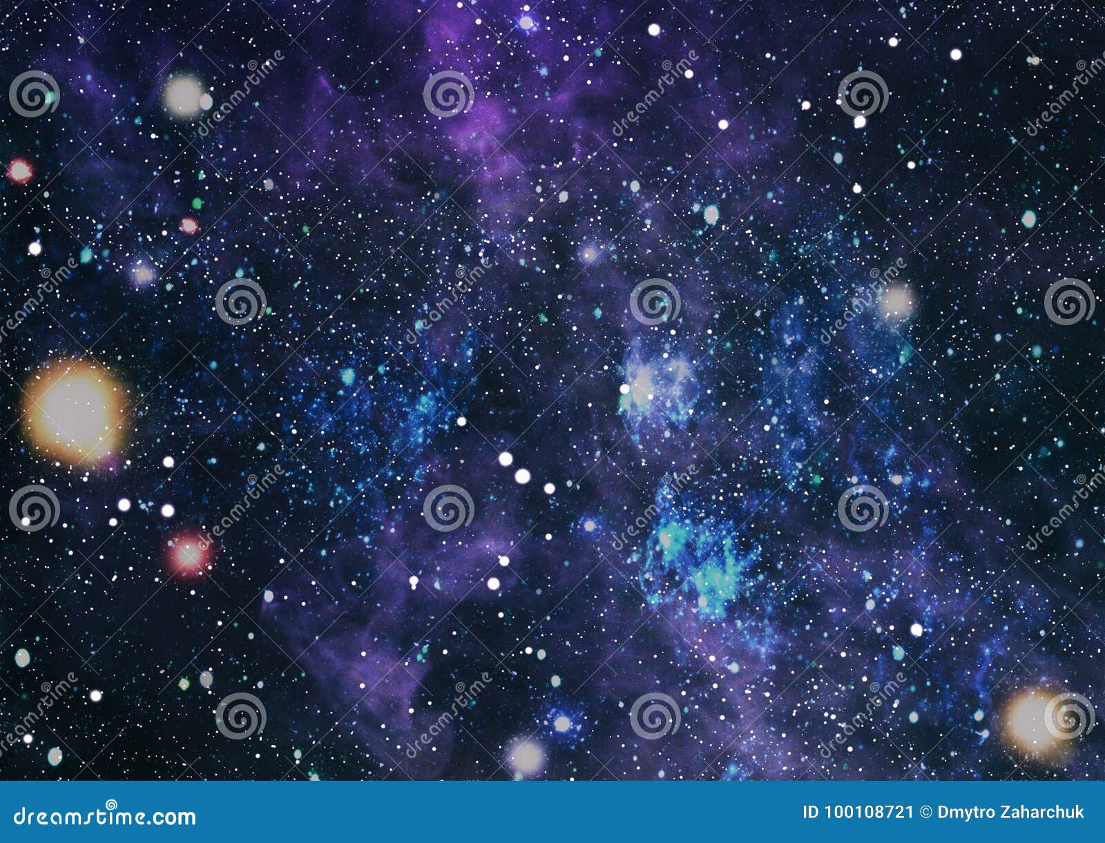High Definition Star Field Background Starry Outer Space