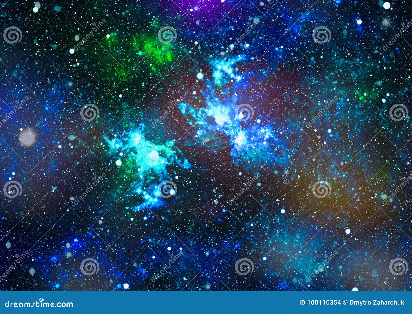 Download Colorful Starry Night Sky Outer Space Background Stock ...