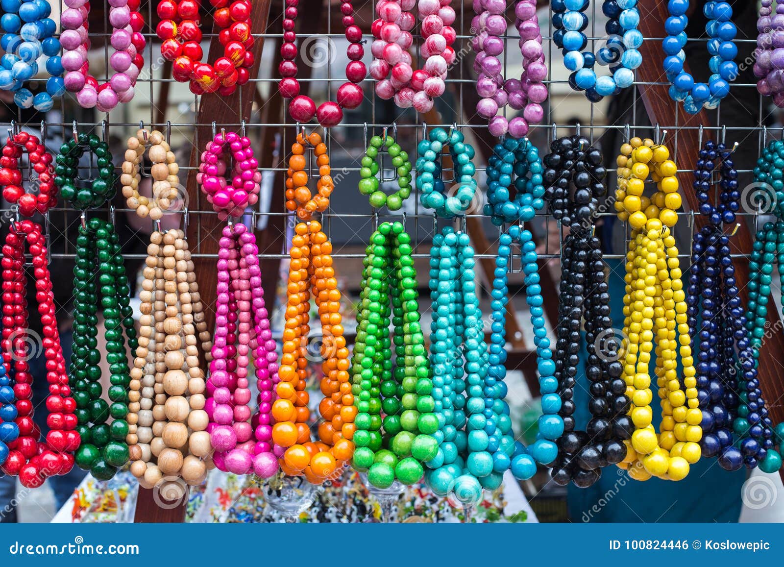 Colorful Statement Necklaces Stock Photo Image of beautiful, design