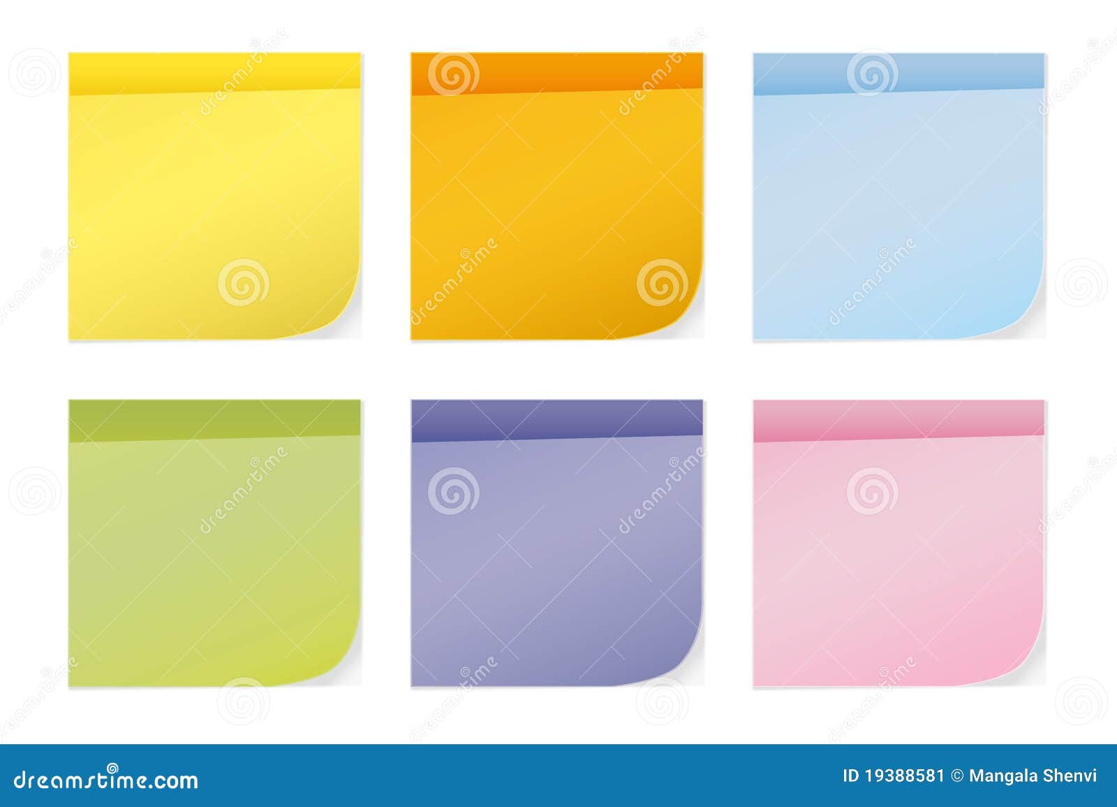 colorful sticky notes