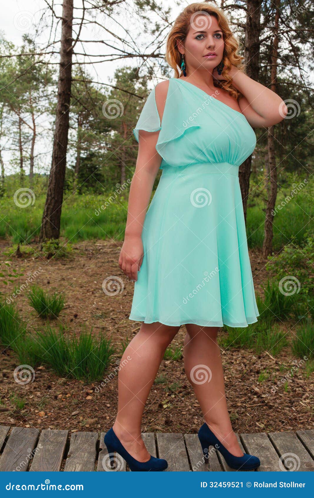 Colorful through the Summer Stock Image - Image of busty