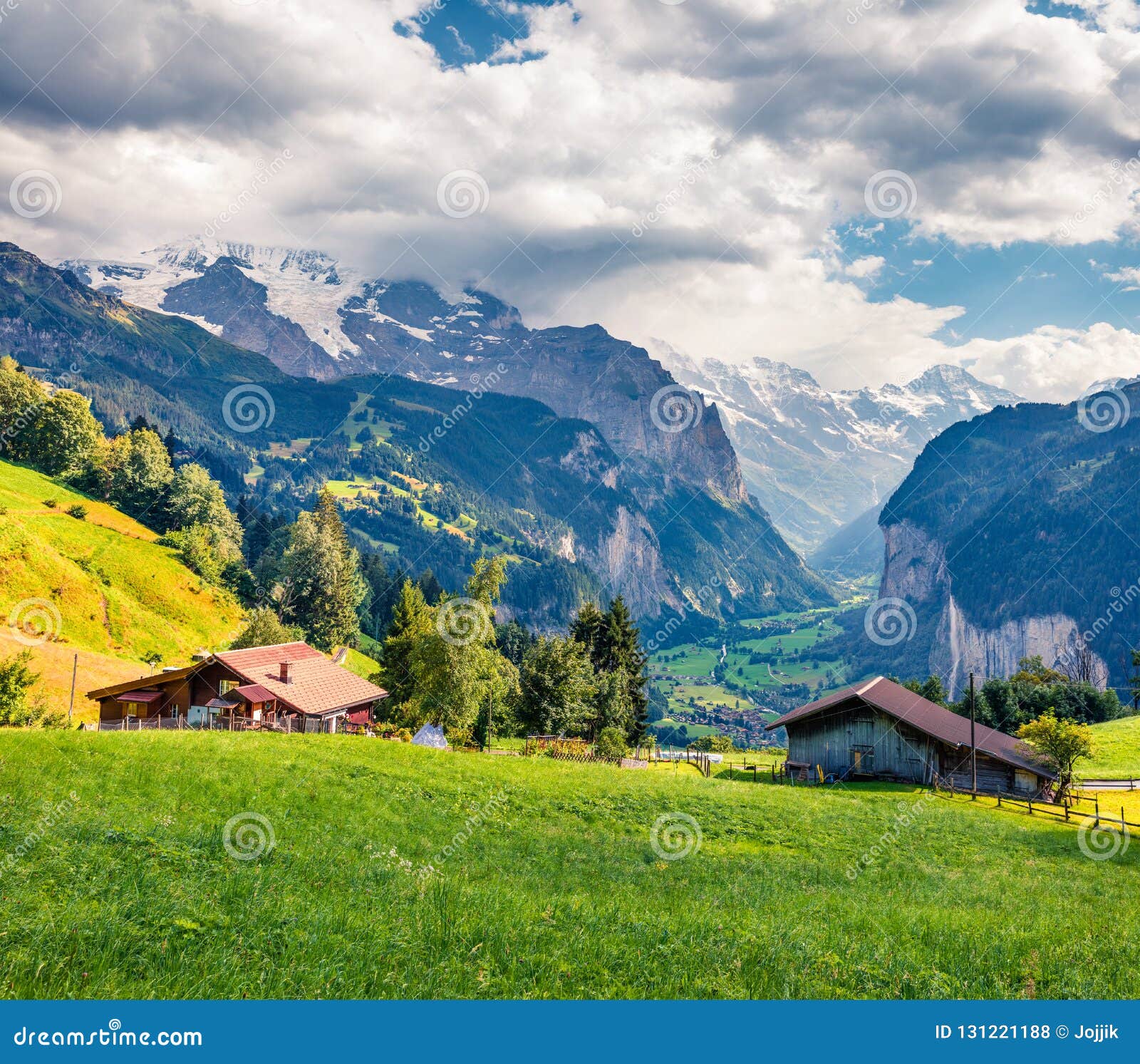 Wengen Village, Berner Oberland, Suíça quebra-cabeça em Quebra