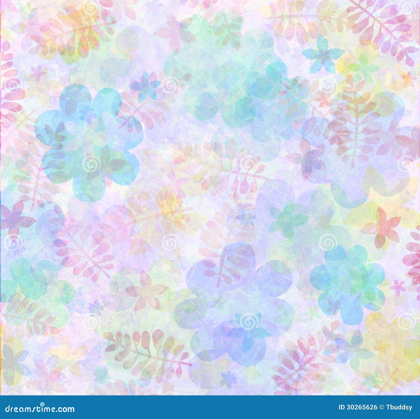 Pastel floral background stock illustration. Illustration of banner -  30265626