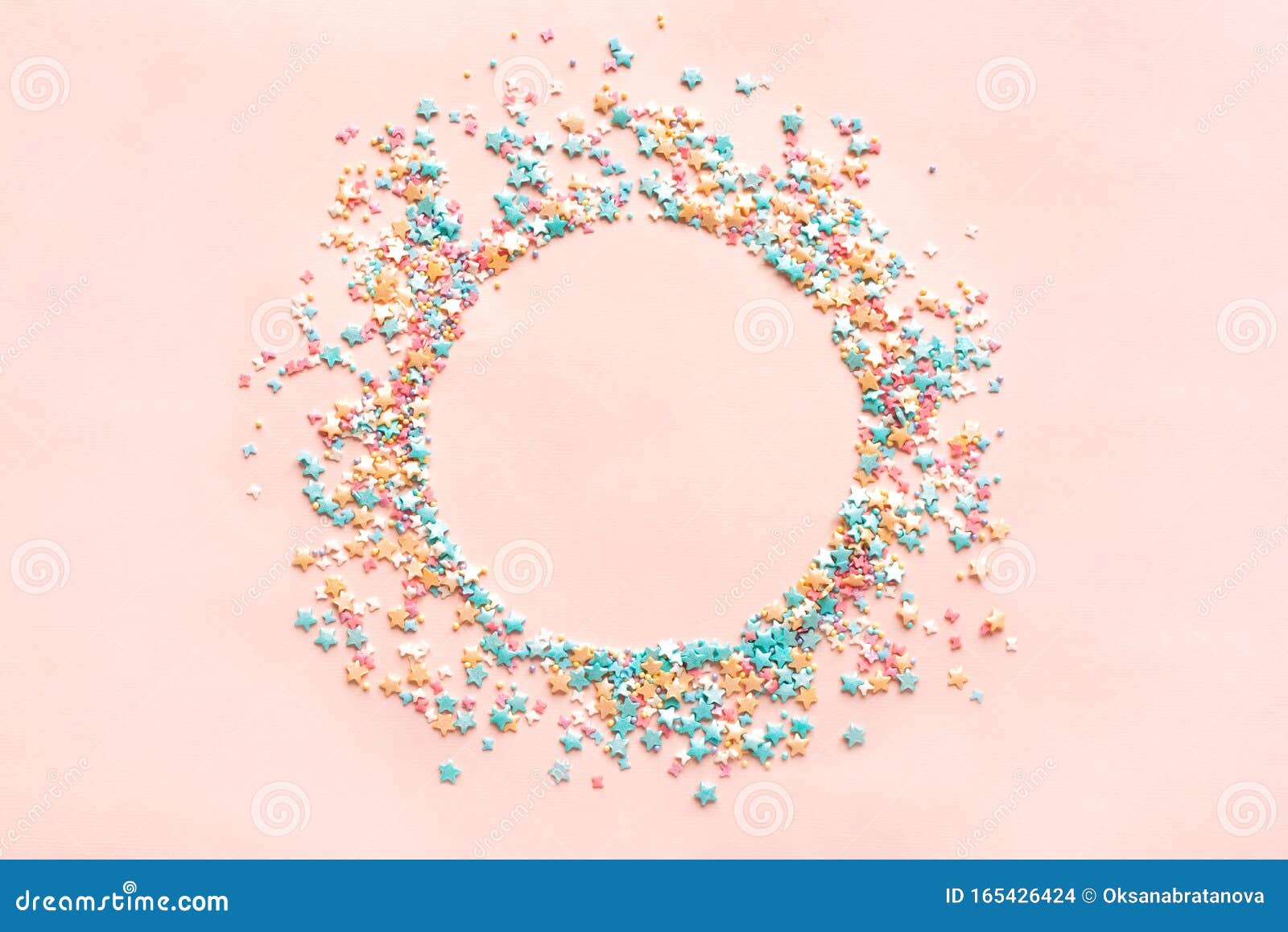 Colorful Sweet Sprinkles stock photo. Image of creative - 165426424
