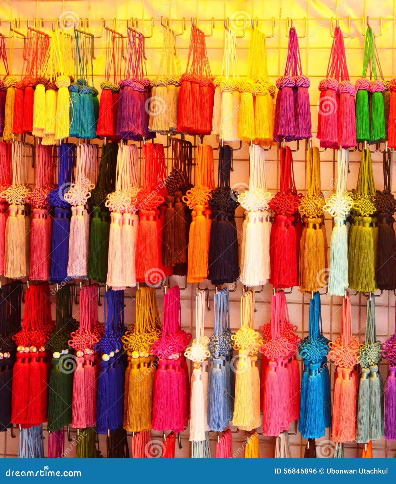 Colorful tassels stock photo. Image of amulet, brown 56846896