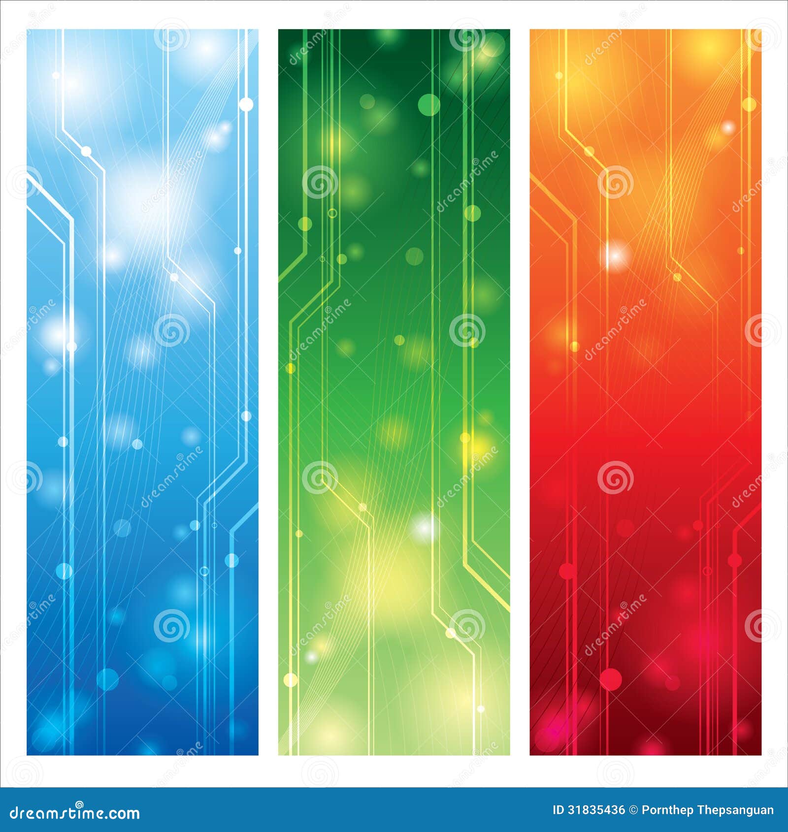 Colorful Technical Background Vector Royalty Free Stock