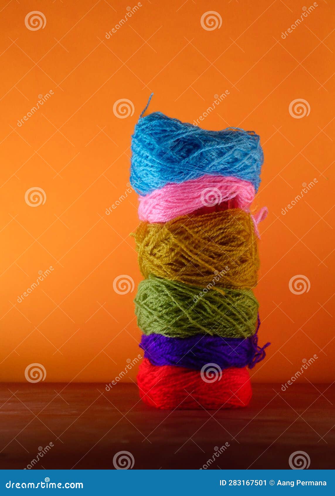 Colorful Threads for Sewing or Knitting for Hobbies. Stock Image