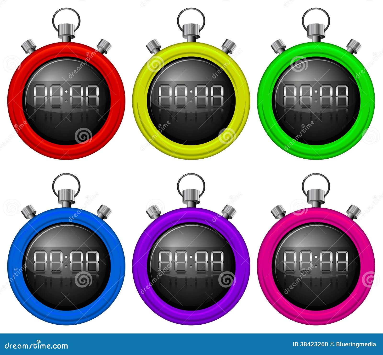 Colorful Timers Stock Illustrations 30 Colorful Timers Stock