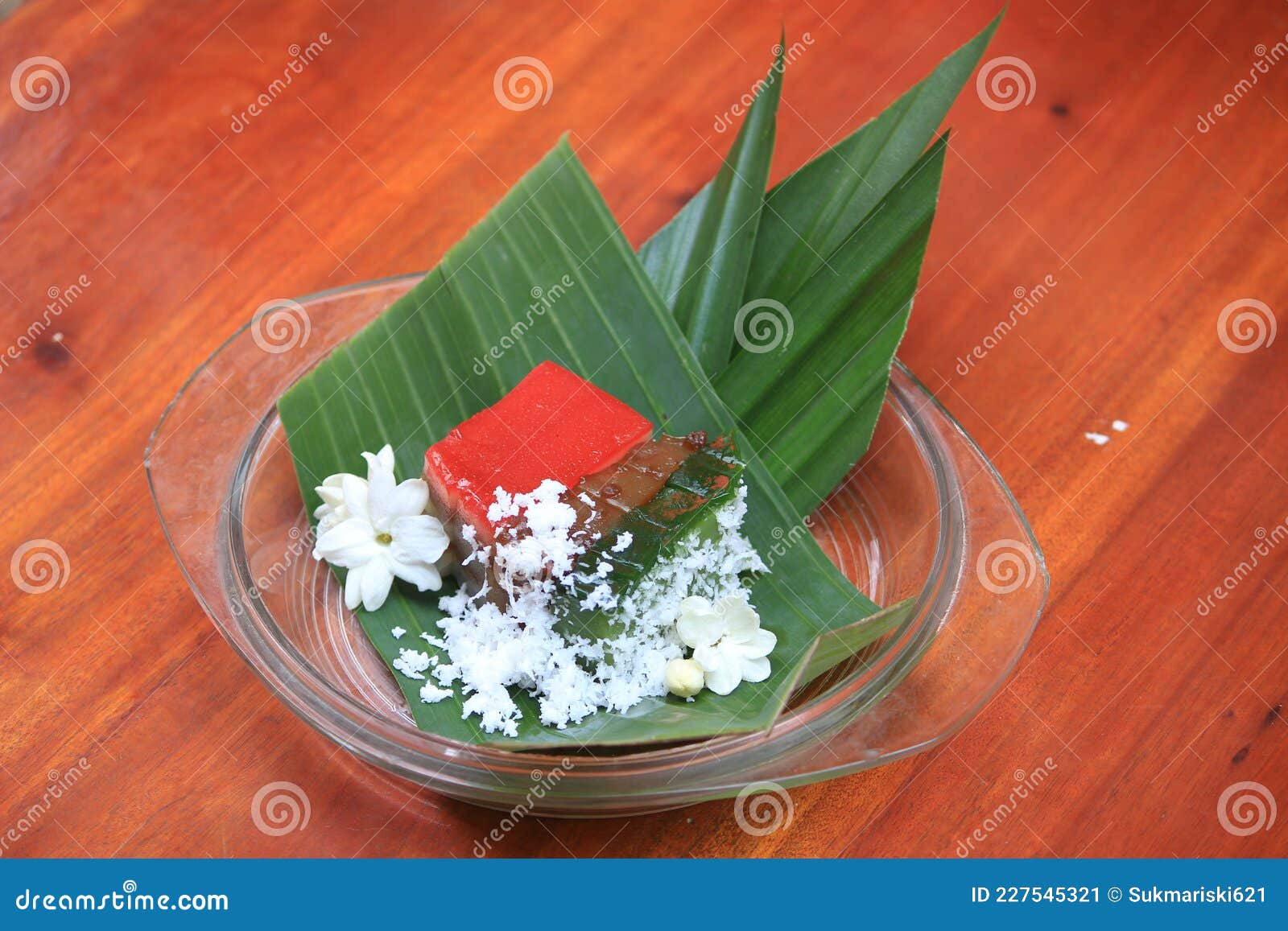 A Colorful Traditional Cake from Indonesia Called Lapis Stock Image