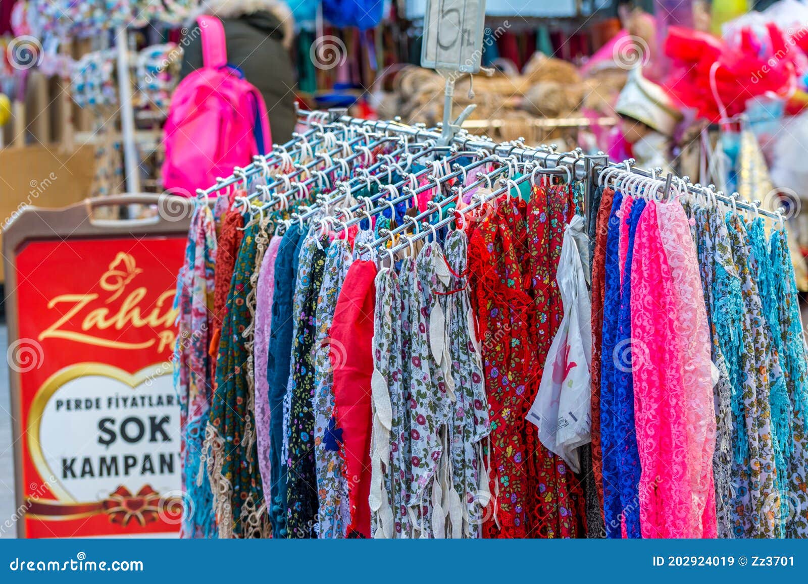 Colorful Traditional Turkish Clothes Being Sold in the Grand Bazaar in  Istanbul, Turkey Editorial Stock Image - Image of bazaar, clothing:  202924019