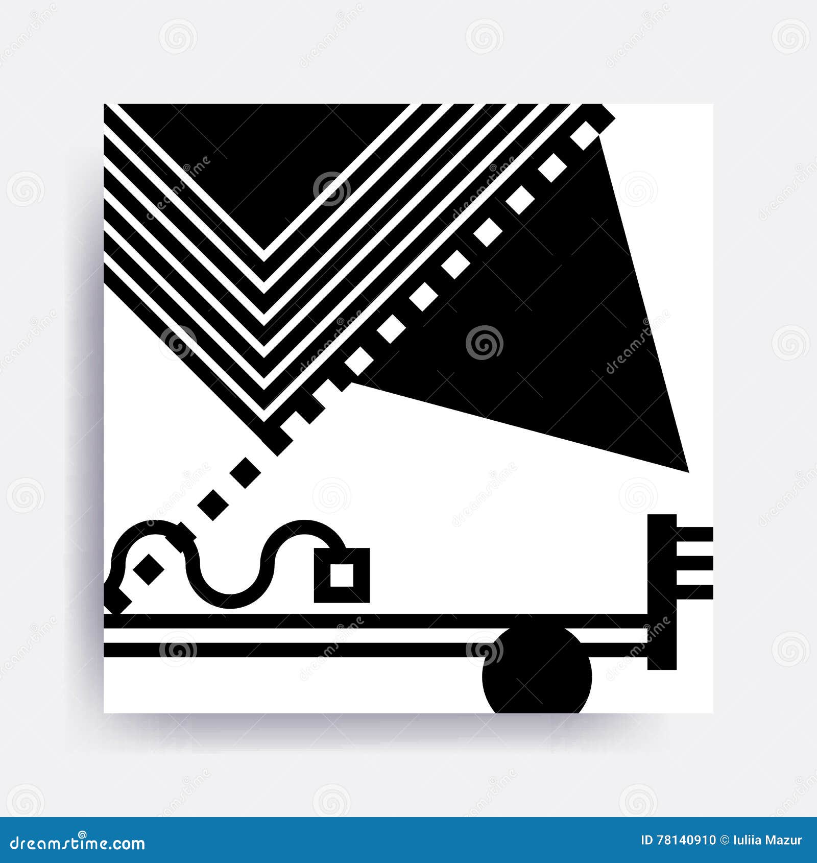 colorful trend neo memphis geometric pattern