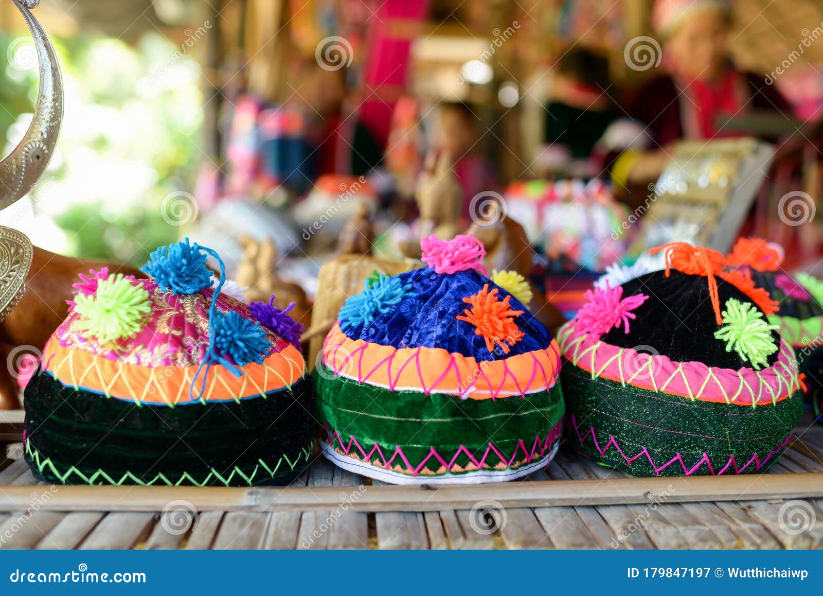 Colorful Tribal Doll.Tribal Souvenir.Tribal Jewelry. Stock Image ...