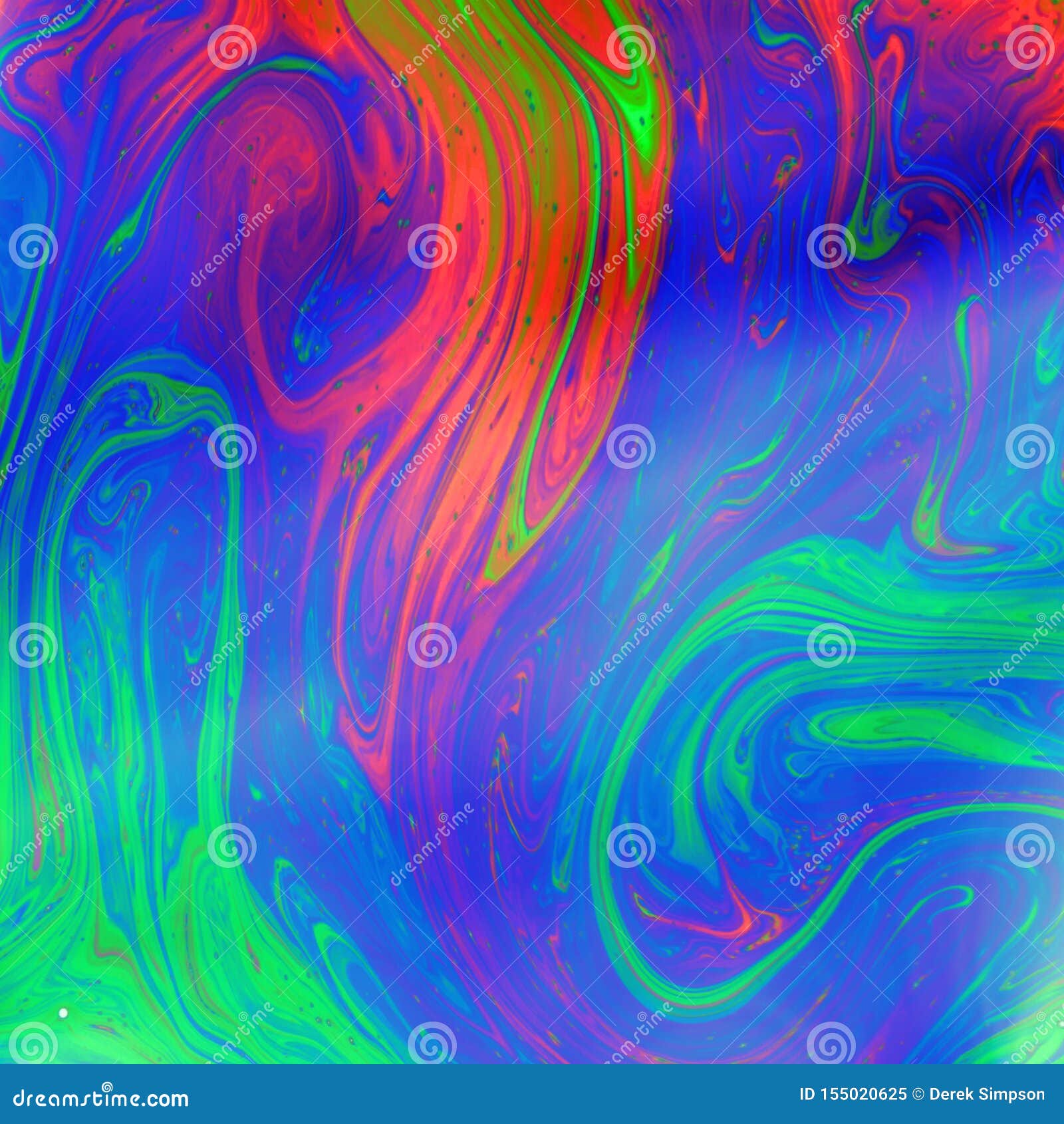 Colorful, Trippy Psychedelic Abstract Background In Red ...