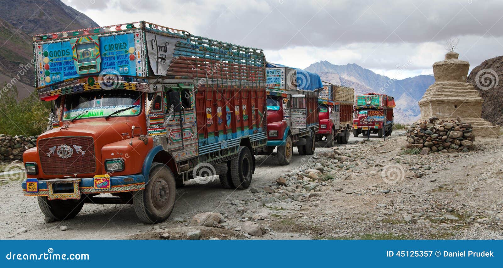 Colorful Truck In Indian Himalayas Editorial Photography  Image: 45125357