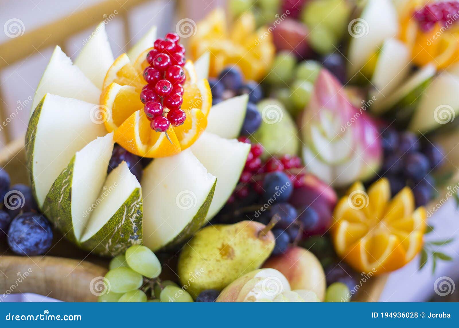 colorful and varios heap of fruits