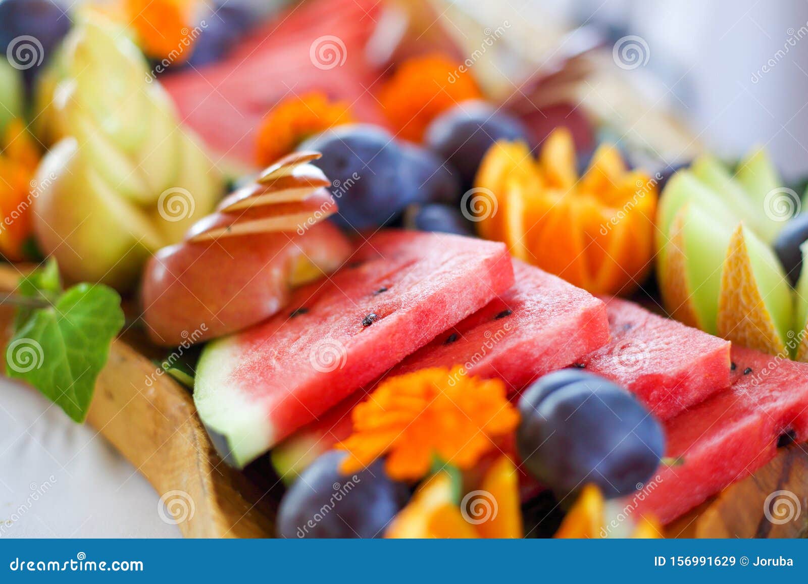 colorful and varios heap of fruits