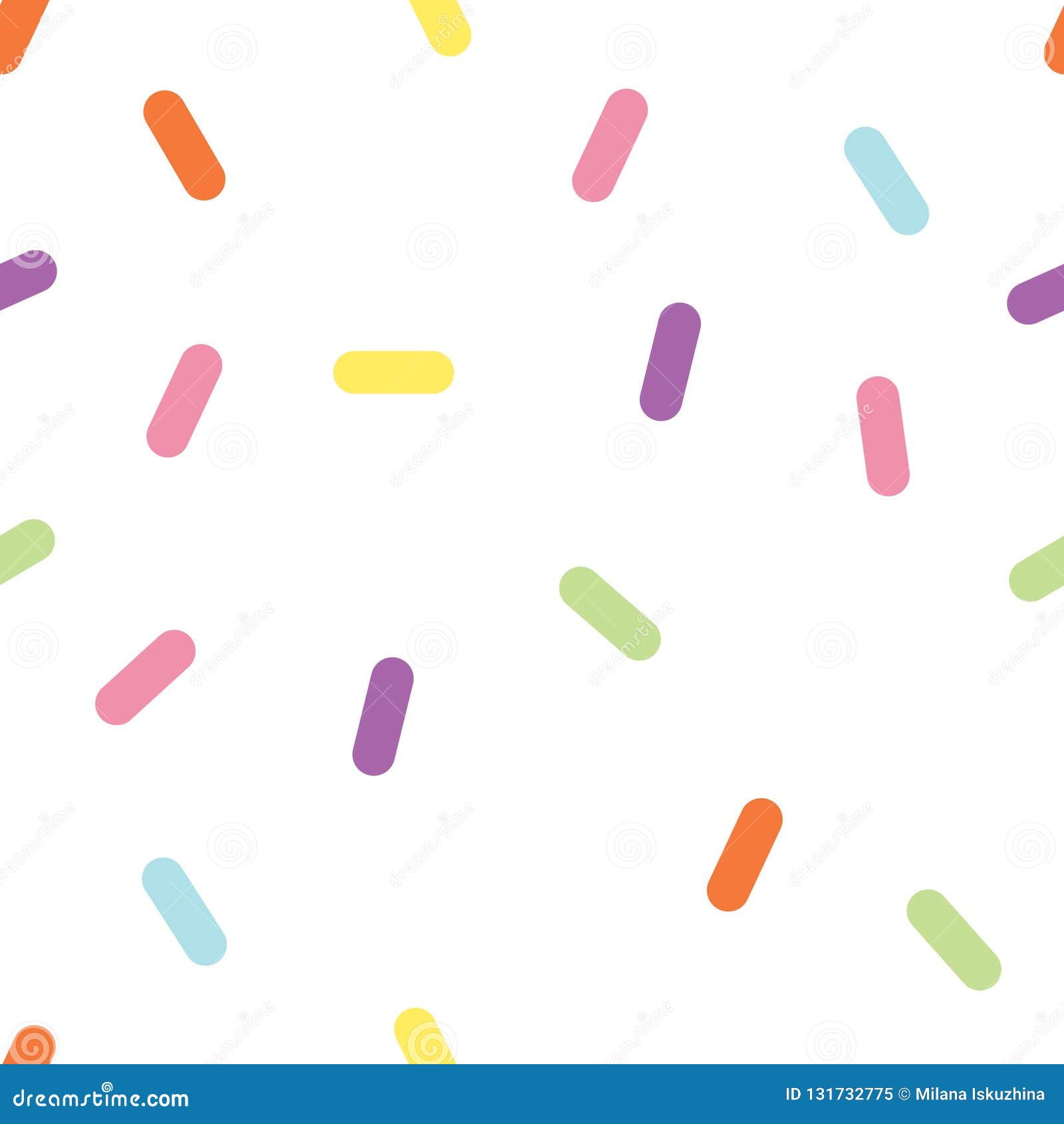 Download Colorful Vector Confetti Pattern. Multicolored Sticks ...
