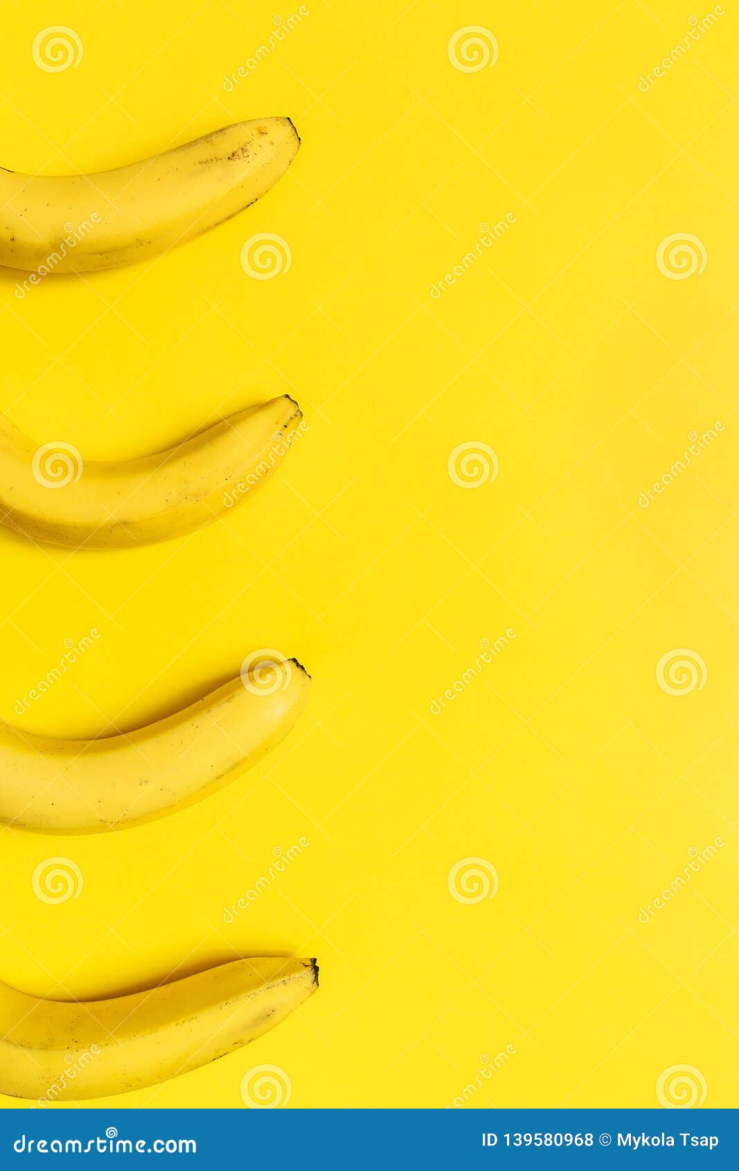 Colorful Vivid Banana Minimalistic Concept Stock Photo - Image of ...
