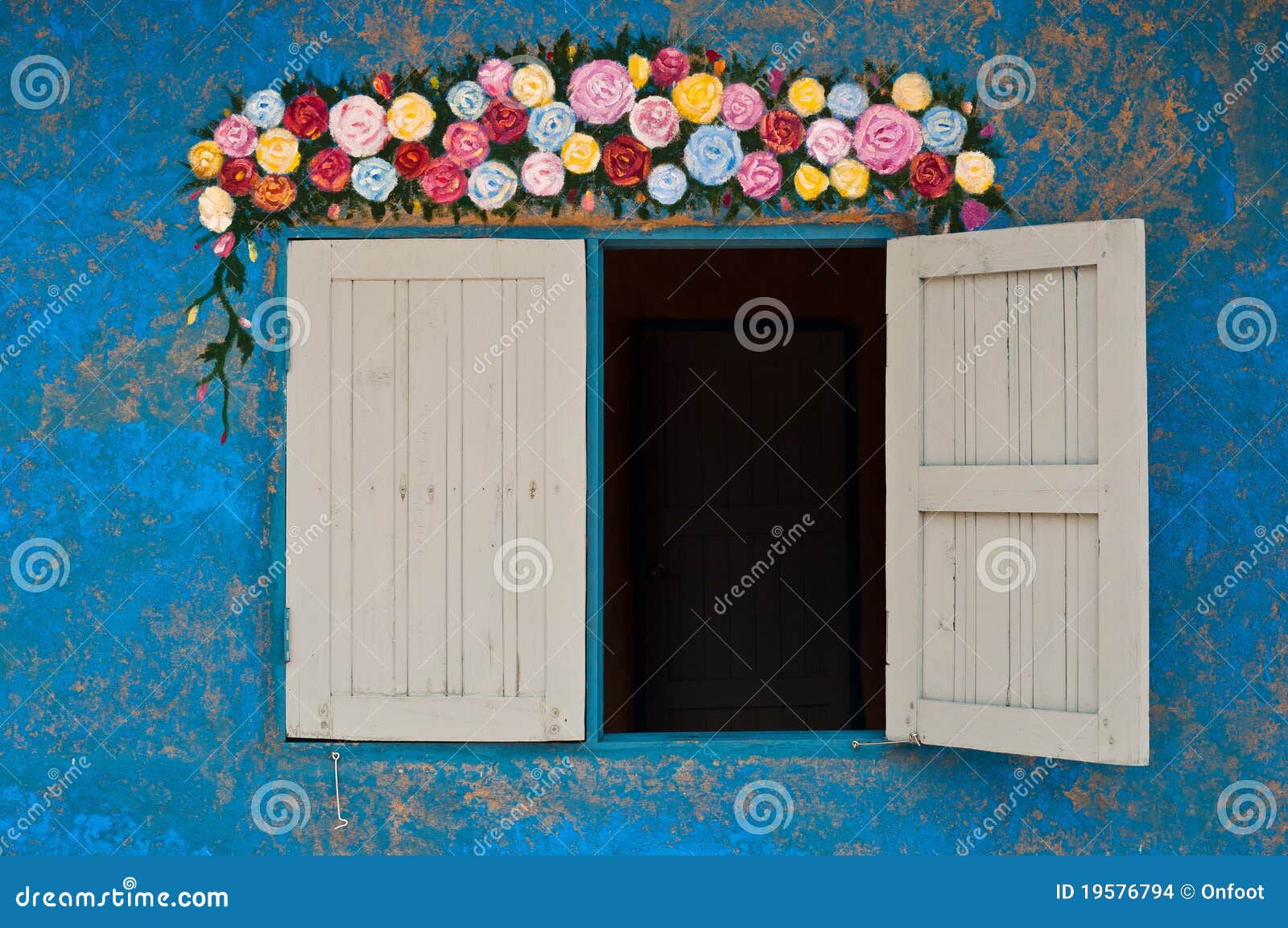 Colorful wall decoration stock photo. Image of decoration 19576794