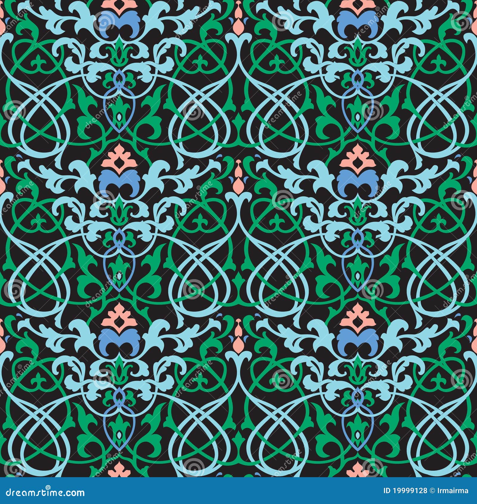 Colorful wallpaper stock vector. Illustration of herbal - 19999128