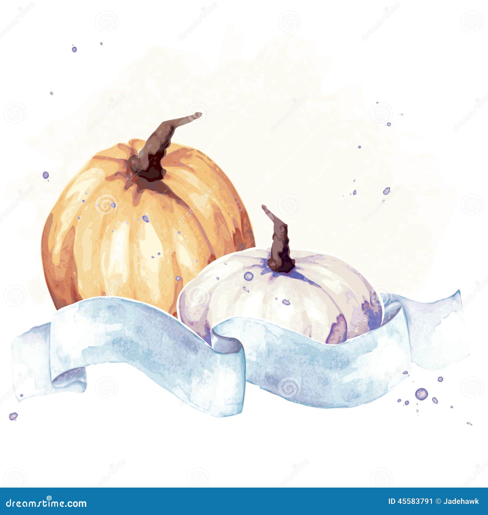 Download Colorful Watercolor Thanksgiving Illustration Stock Vector ...