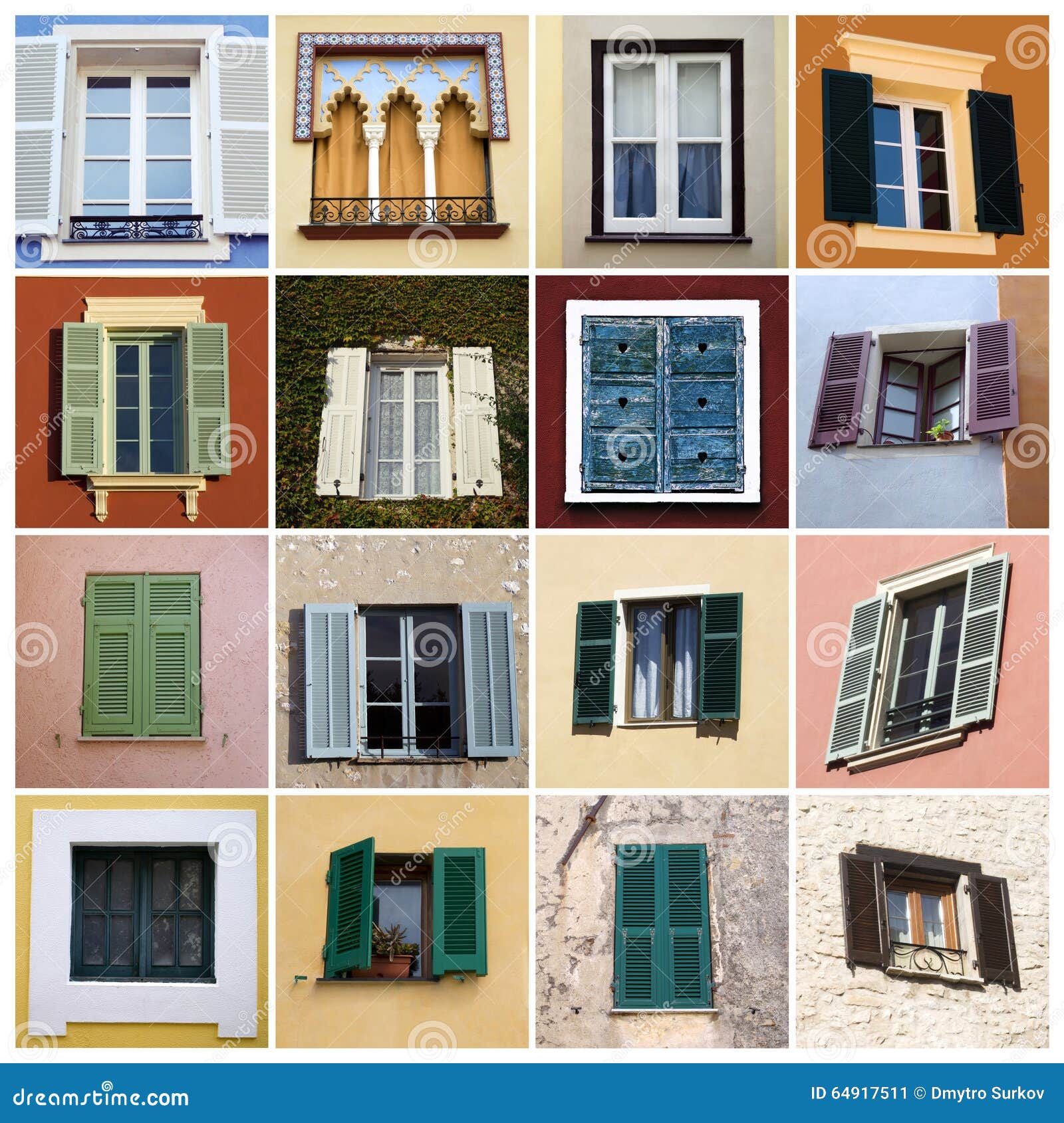 eight paneblack window collage eight paneblack window collage