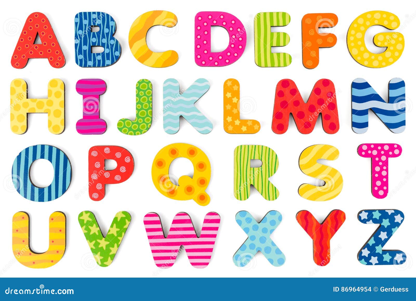 Alphabet Letters English Abc Signs Royalty-Free Stock Photography