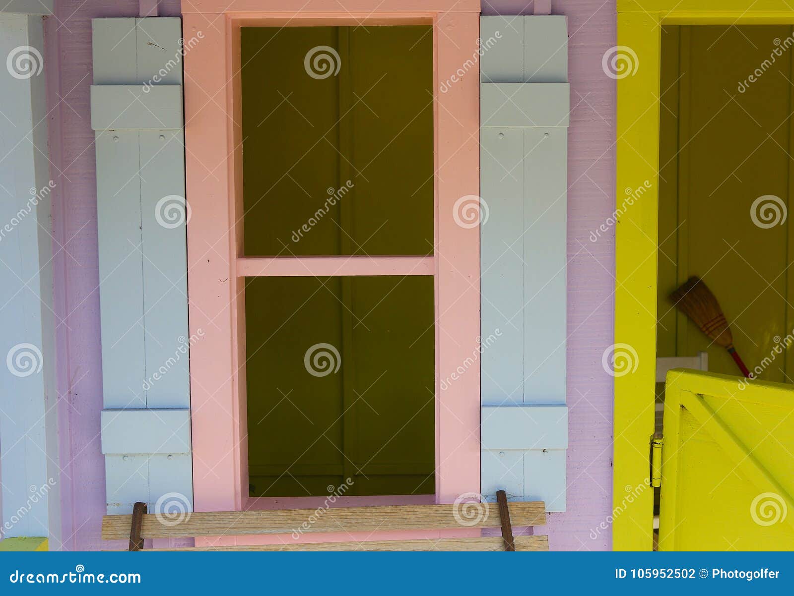 Colorful Wood House In Naples Florida Stock Photo Image Of