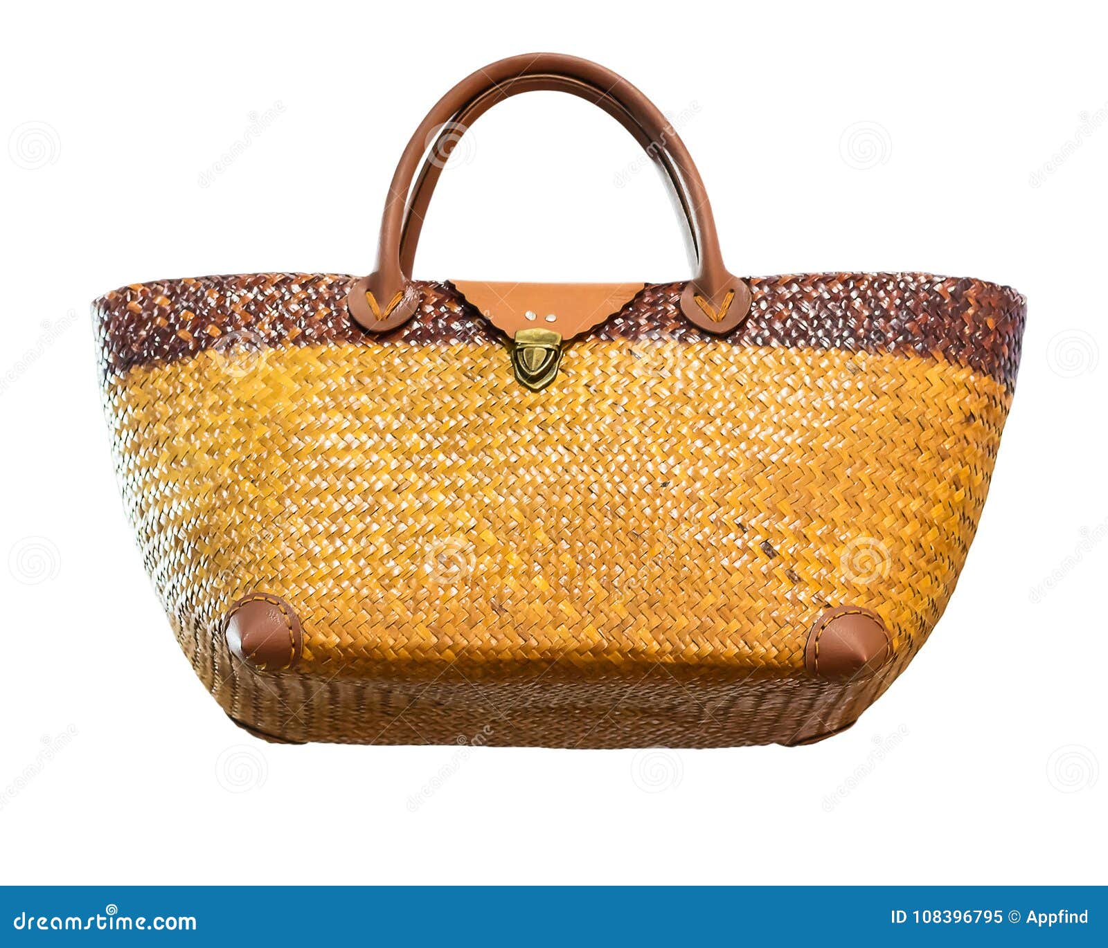 Colorful woven handbag. stock image. Image of comfortable - 108396795