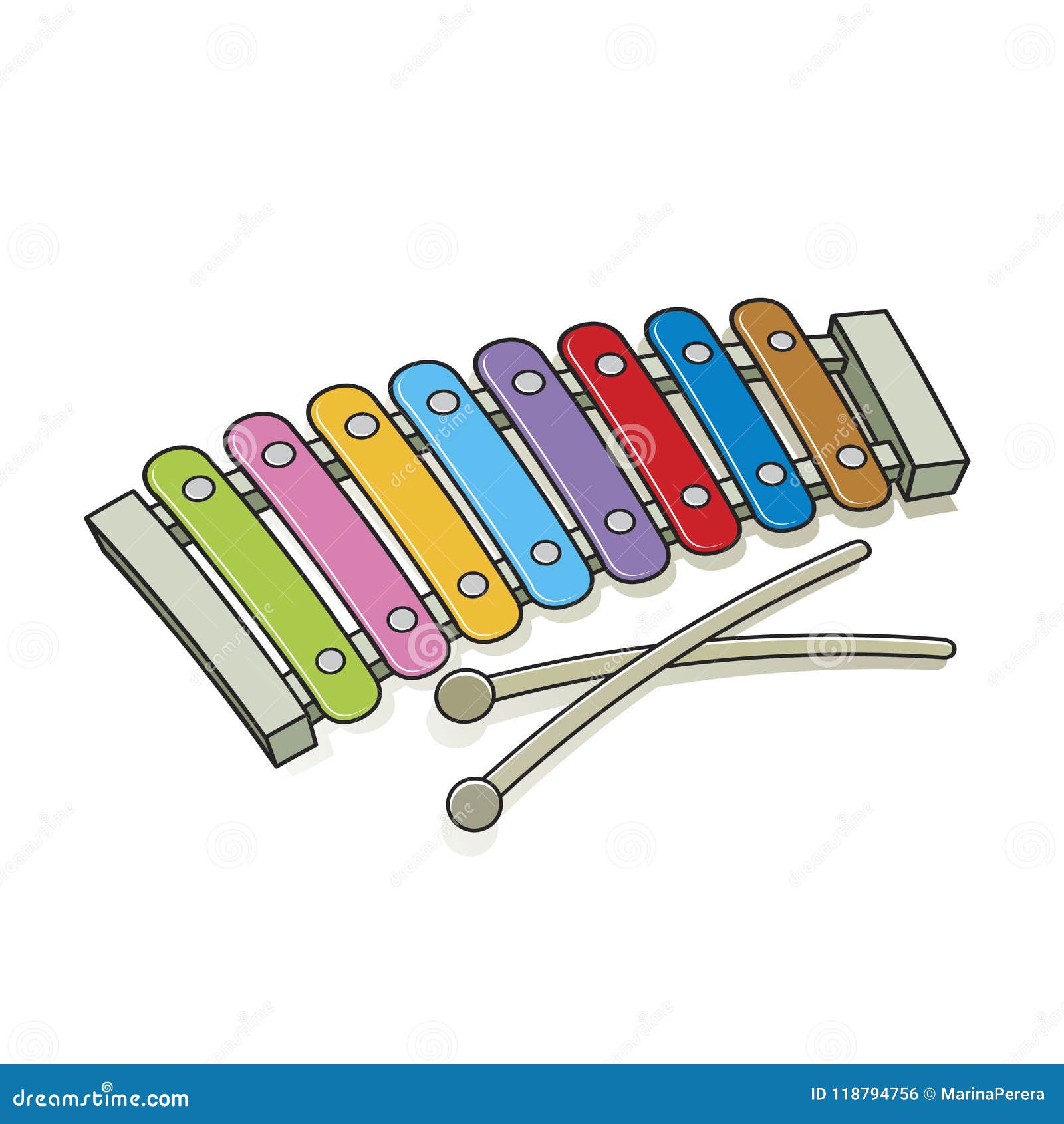 520+ Drawing Of Xylophone Illustrations, Royalty-Free Vector Graphics &  Clip Art - iStock