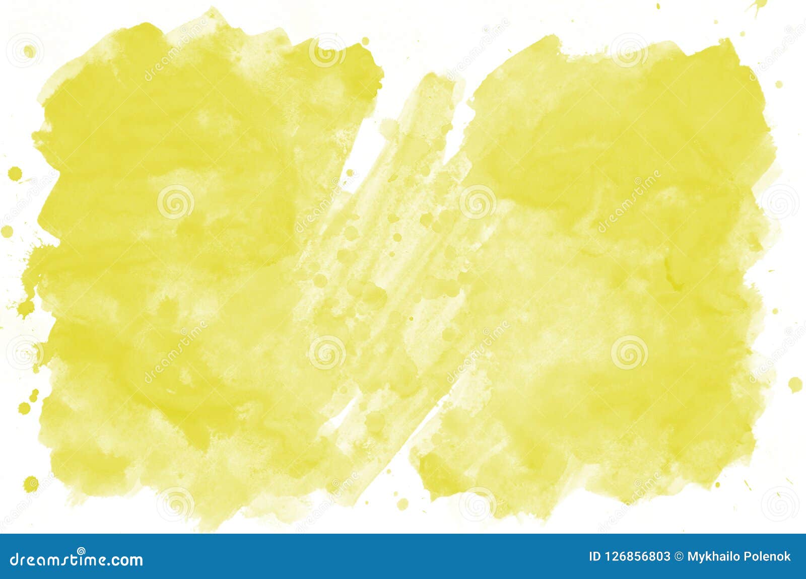 Colorful Yellow Watercolor Wet Brush Paint Liquid Background for ...