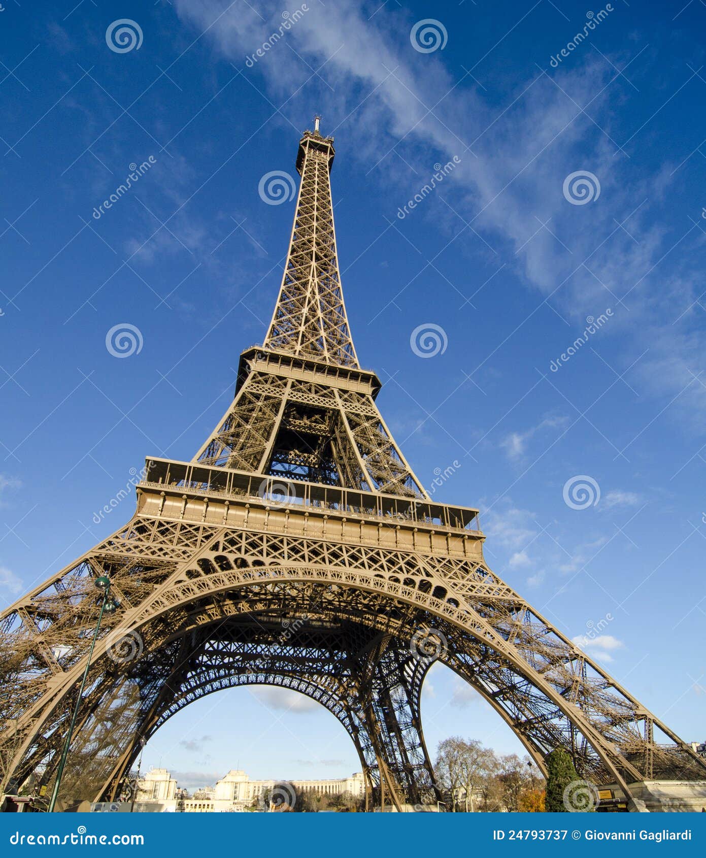 Colori Della Torre Eiffel A Parigi Immagine Stock Immagine Di Famoso Ferro