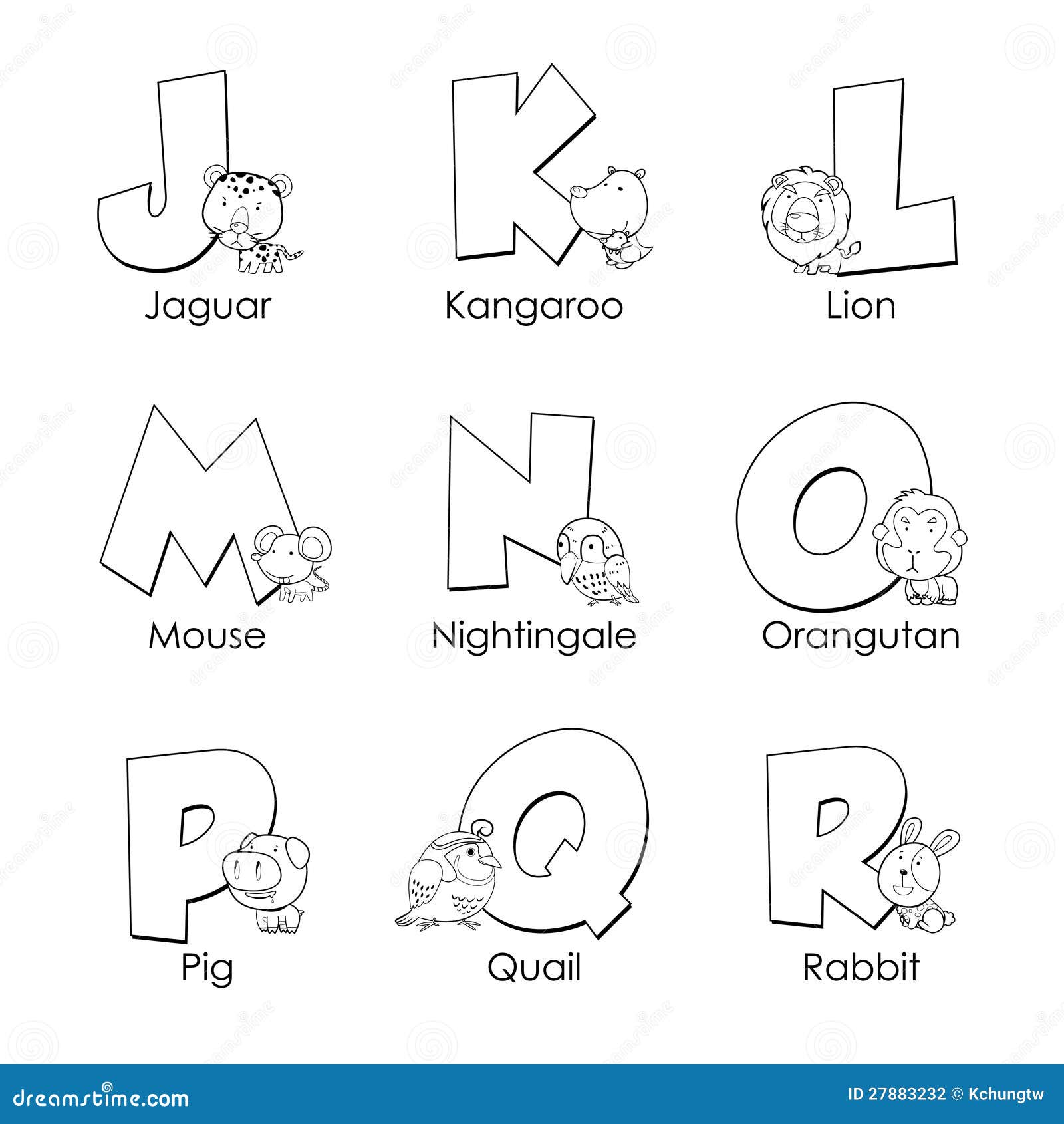 Coloring Letters For Kids