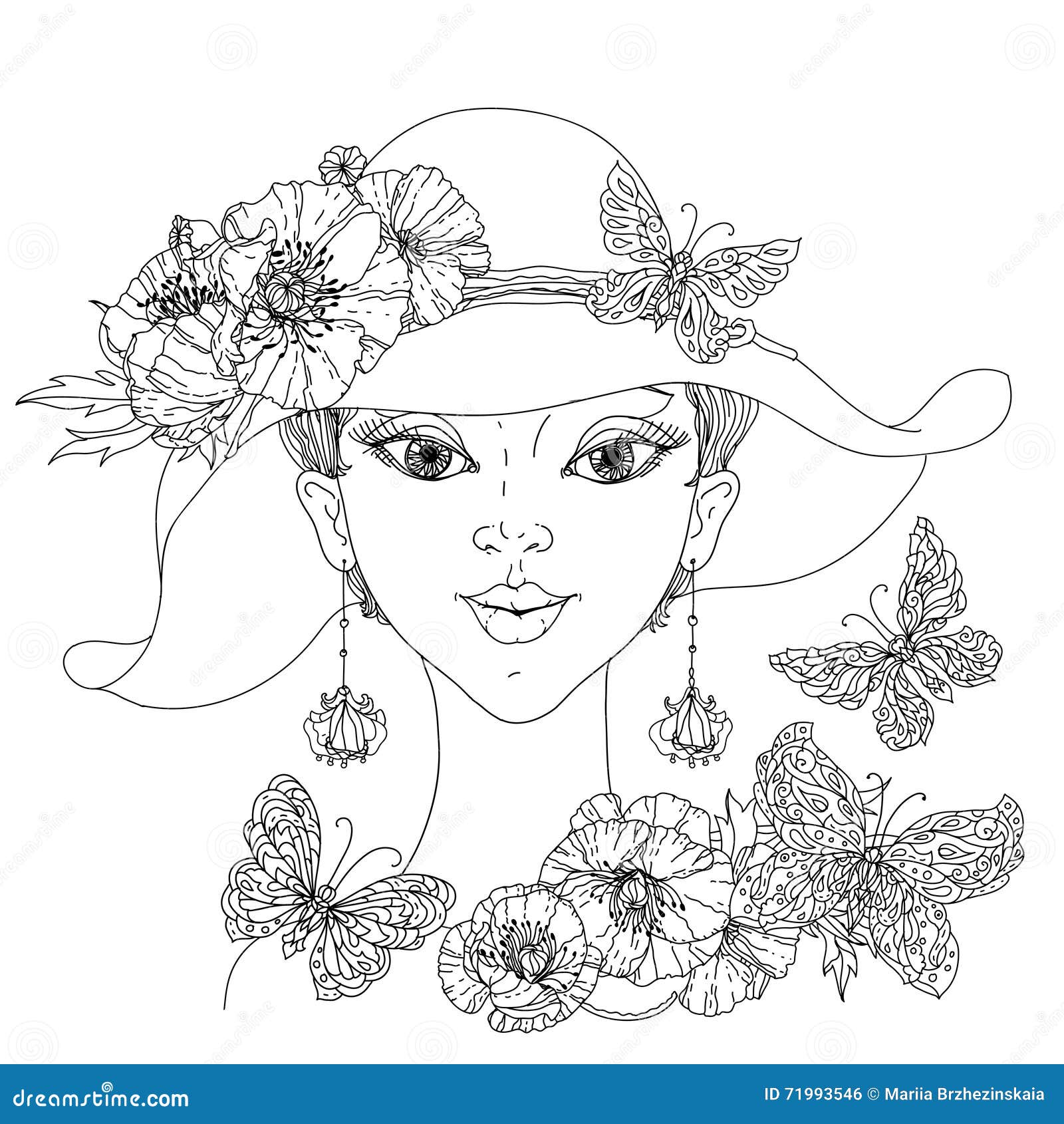 Fashion and Floral Coloring Book for Teens: Cute Fashion Coloring