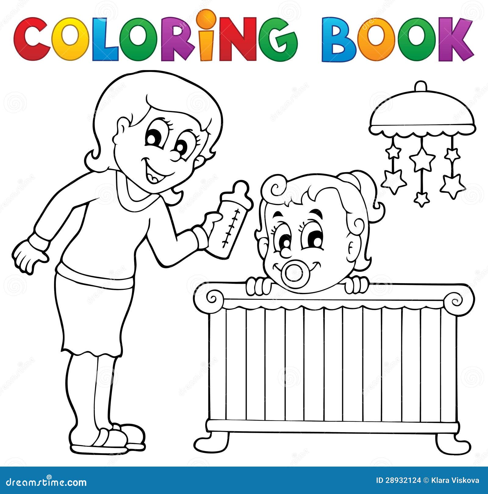 Baby coloring book for kids hi-res stock photography and images