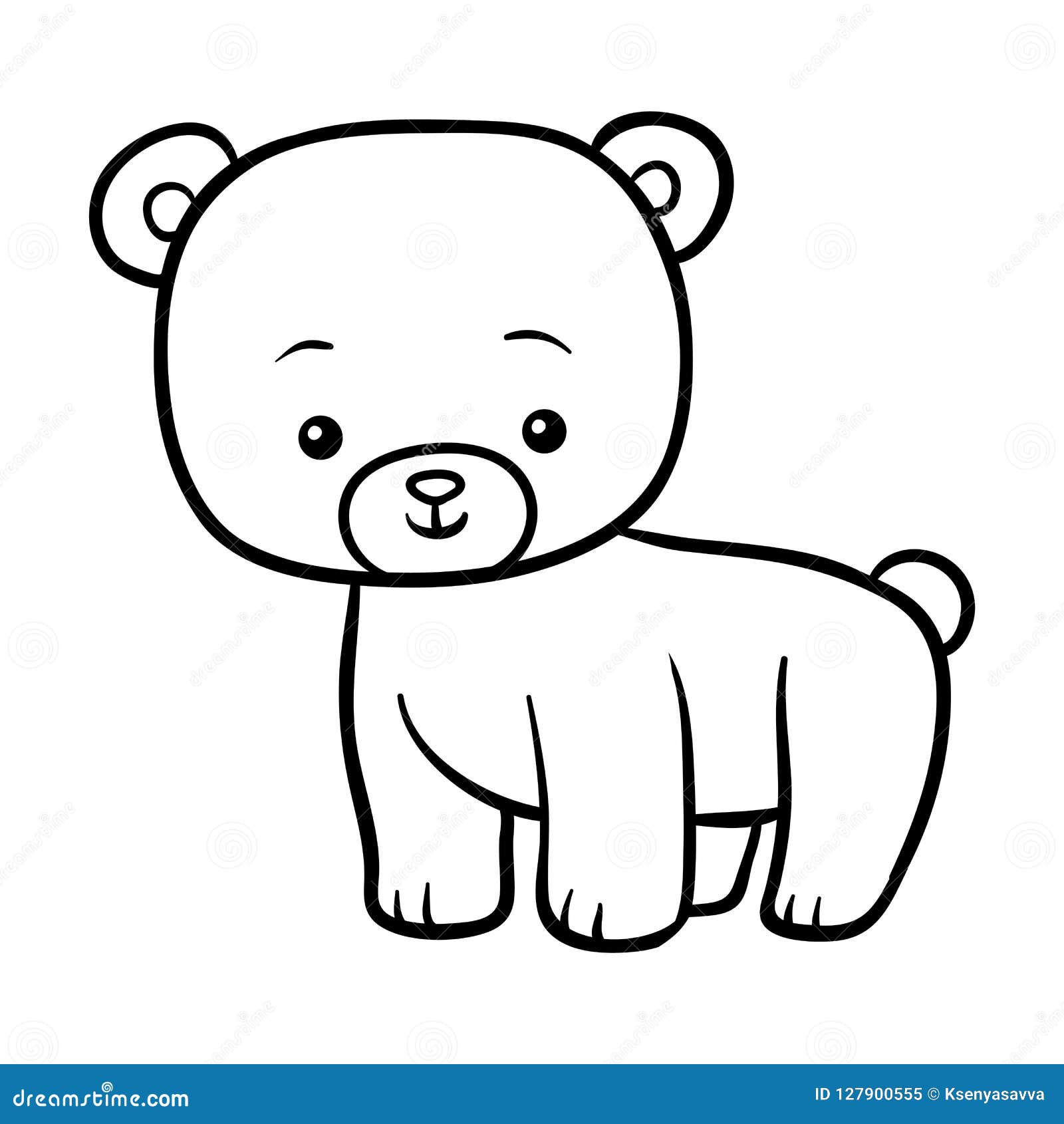 Crayola Bear Coloring Page