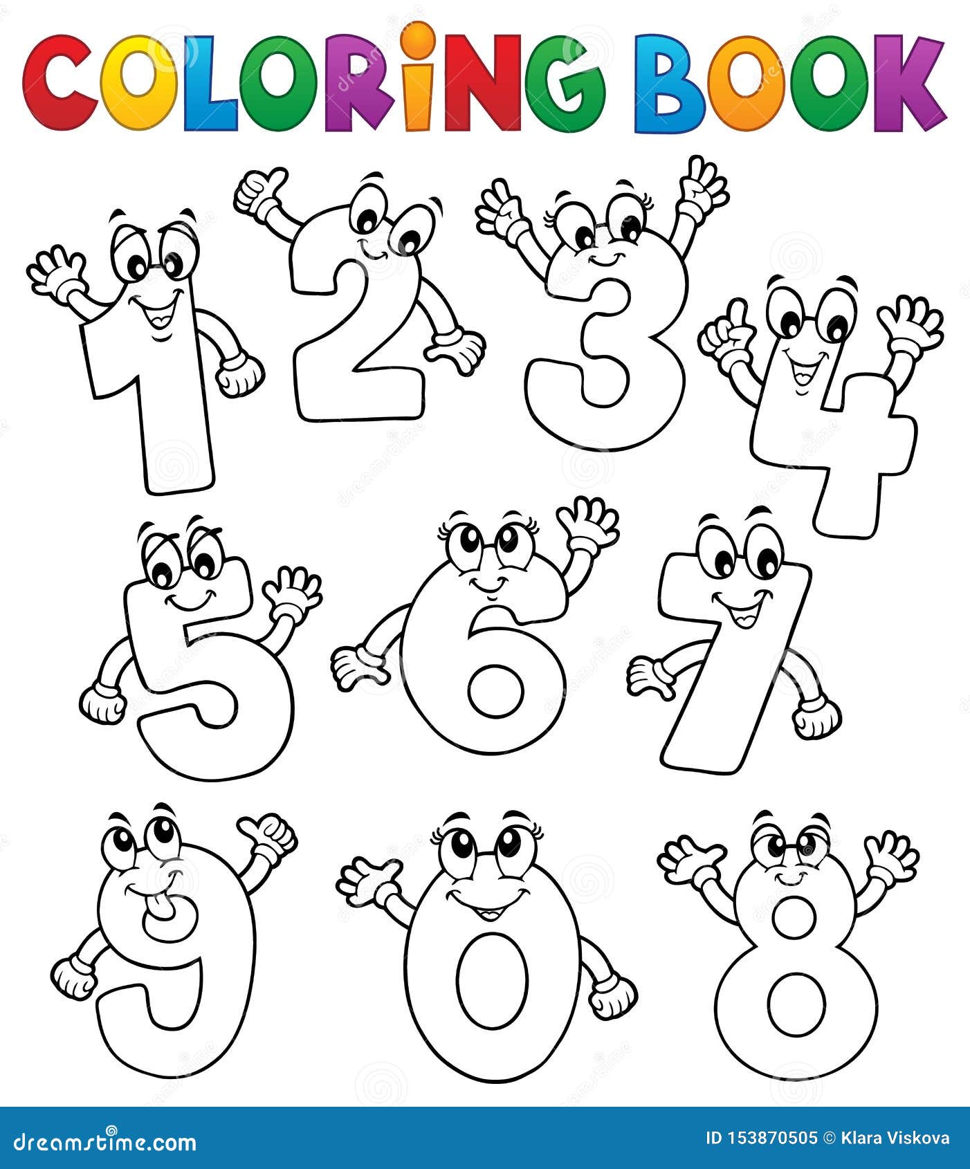 Coloring book numbers mor rioghain