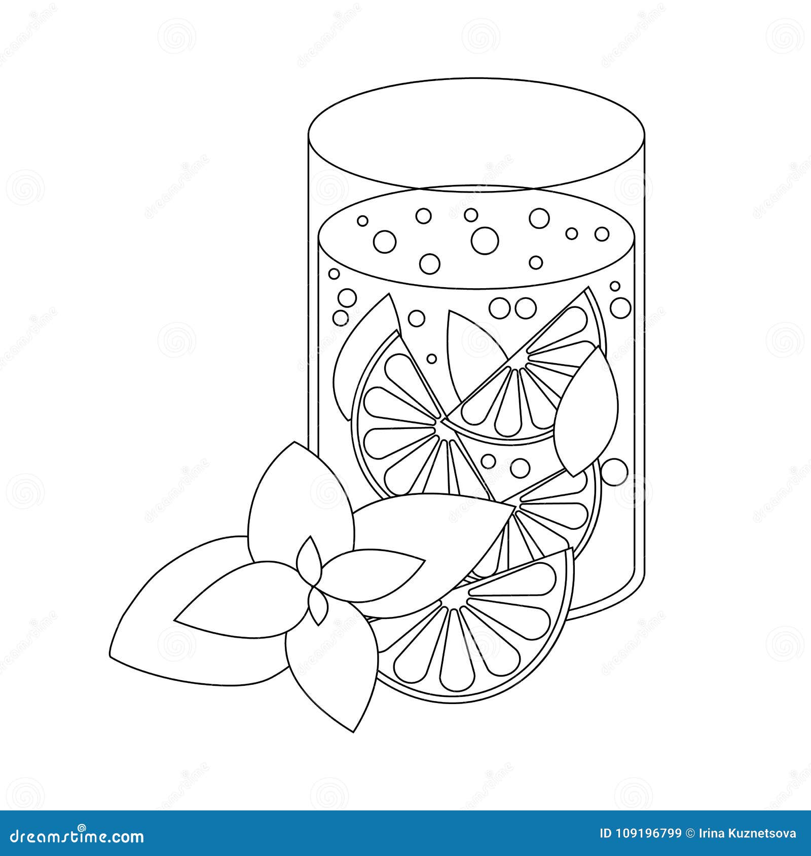 Lemonade Coloring Pages