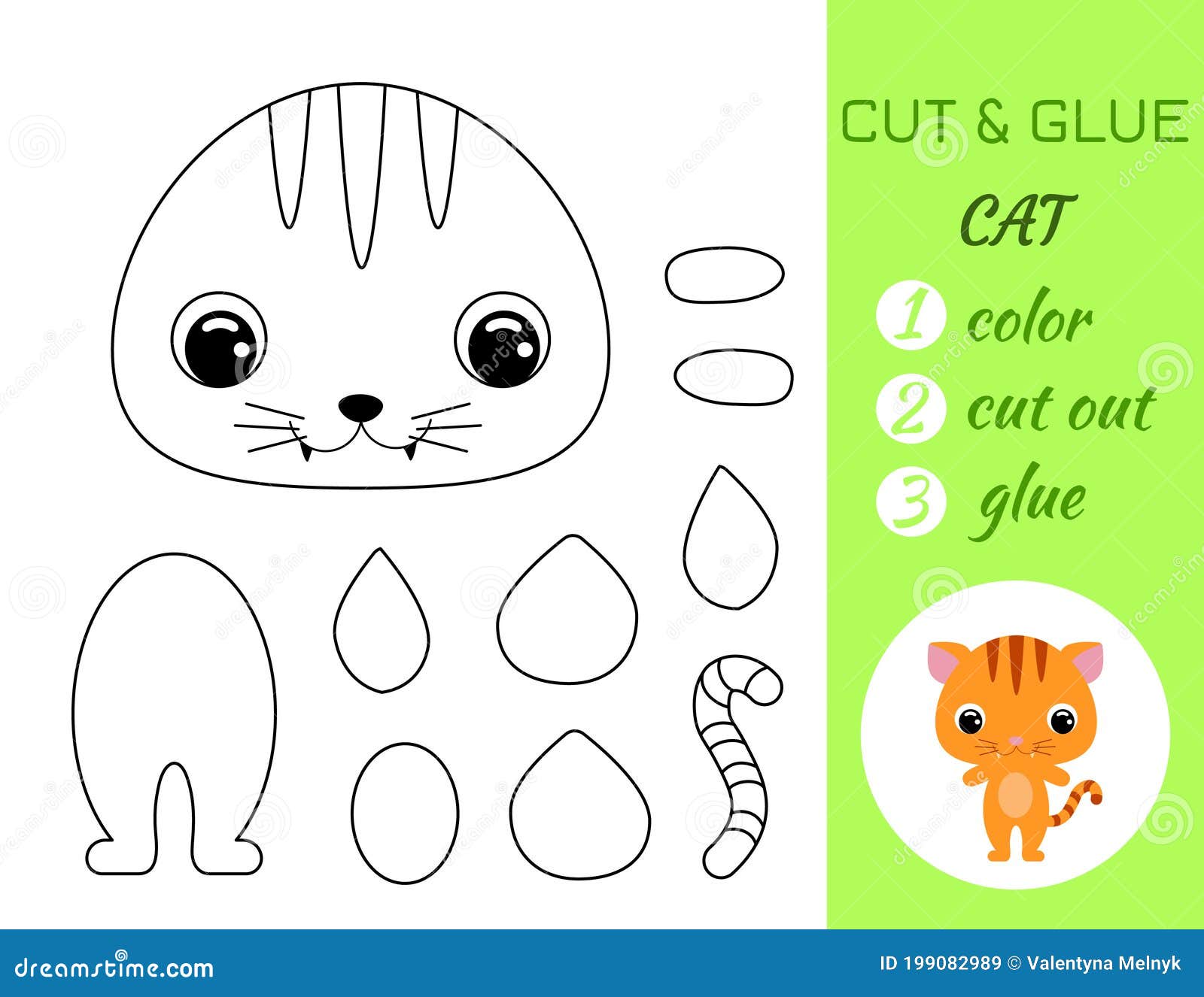 Color And Cut Worksheets