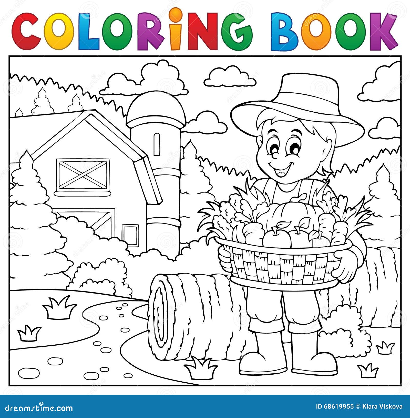 Farm Coloring Harvest Stock Illustrations – 1,077 Farm Coloring Harvest  Stock Illustrations, Vectors & Clipart - Dreamstime