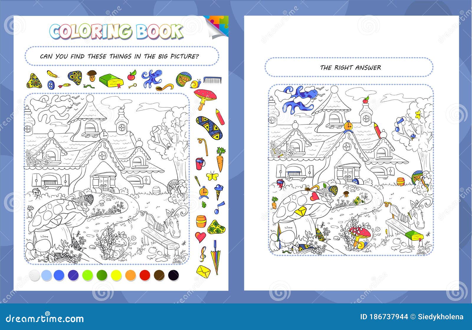 Download Coloring Book Game Gnome Stock Illustration Illustration Of Difficult 186737944