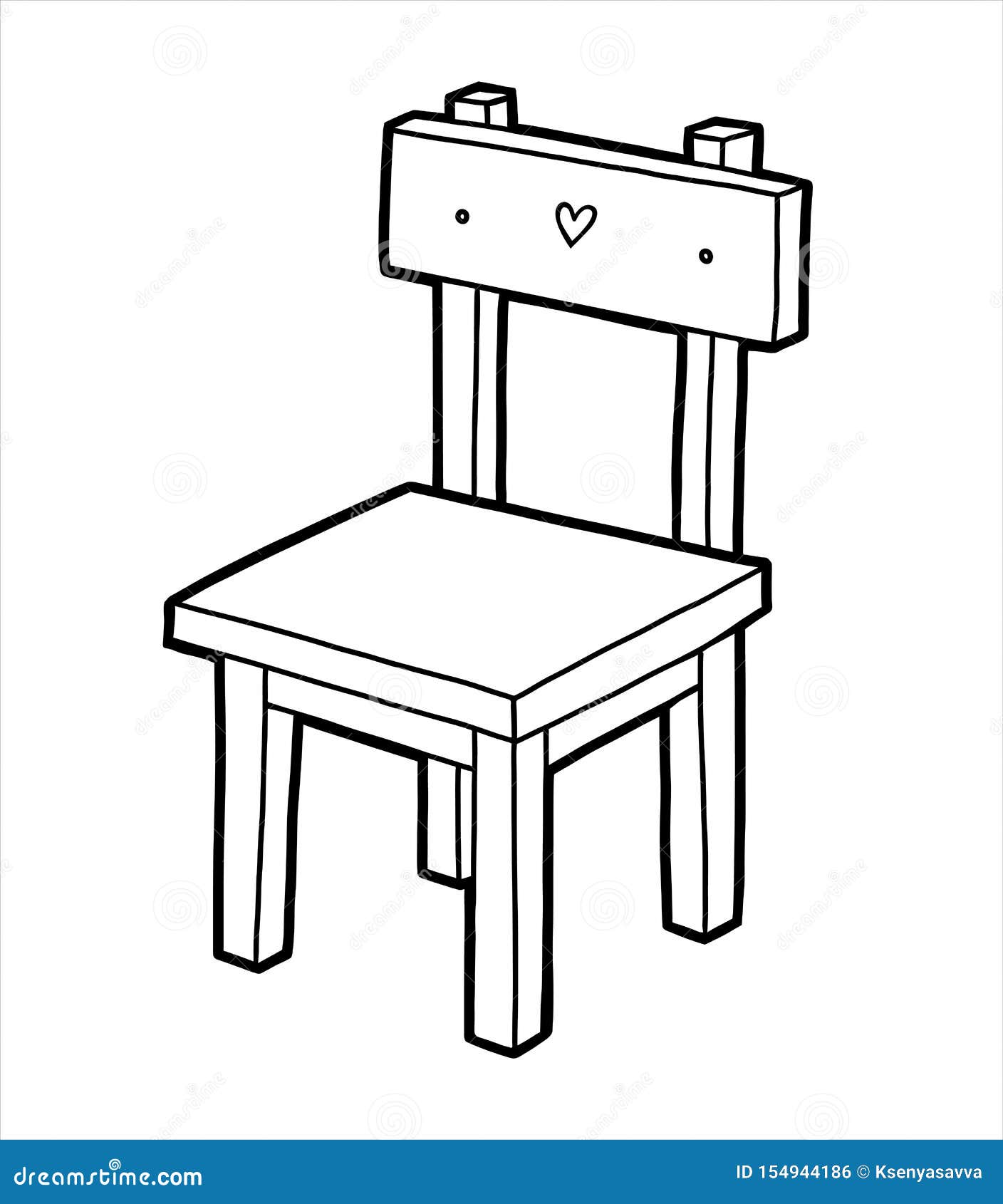 Coloring Page Of Chair