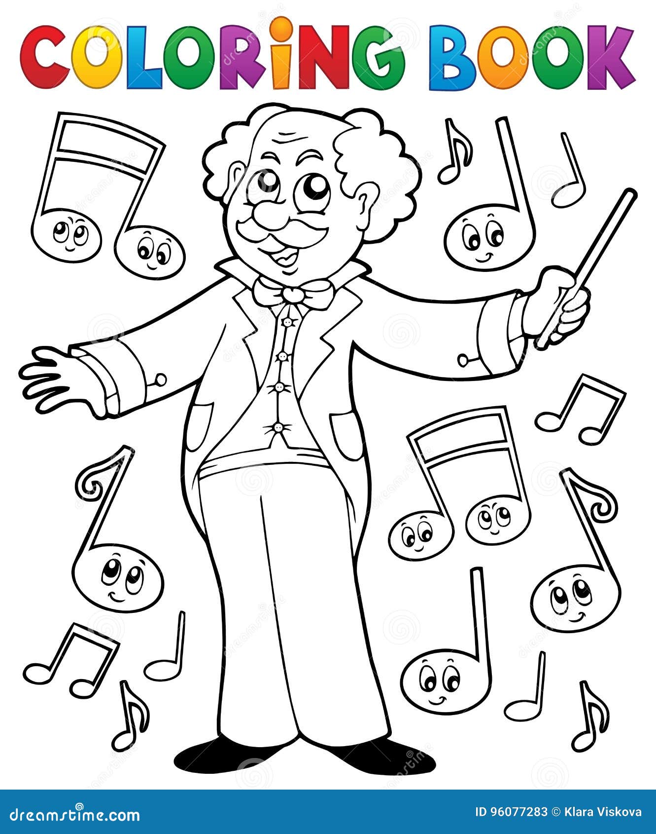 coloring book music maestro