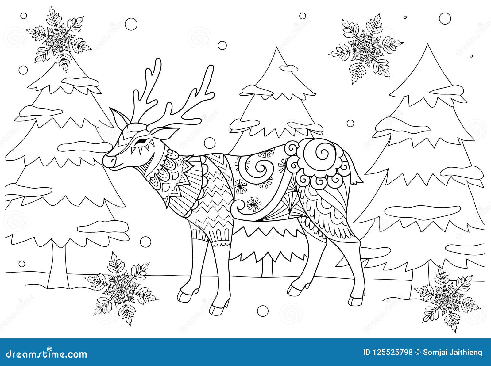 Coloring Book Page For Adult And Kid Colouring Picture Of - 