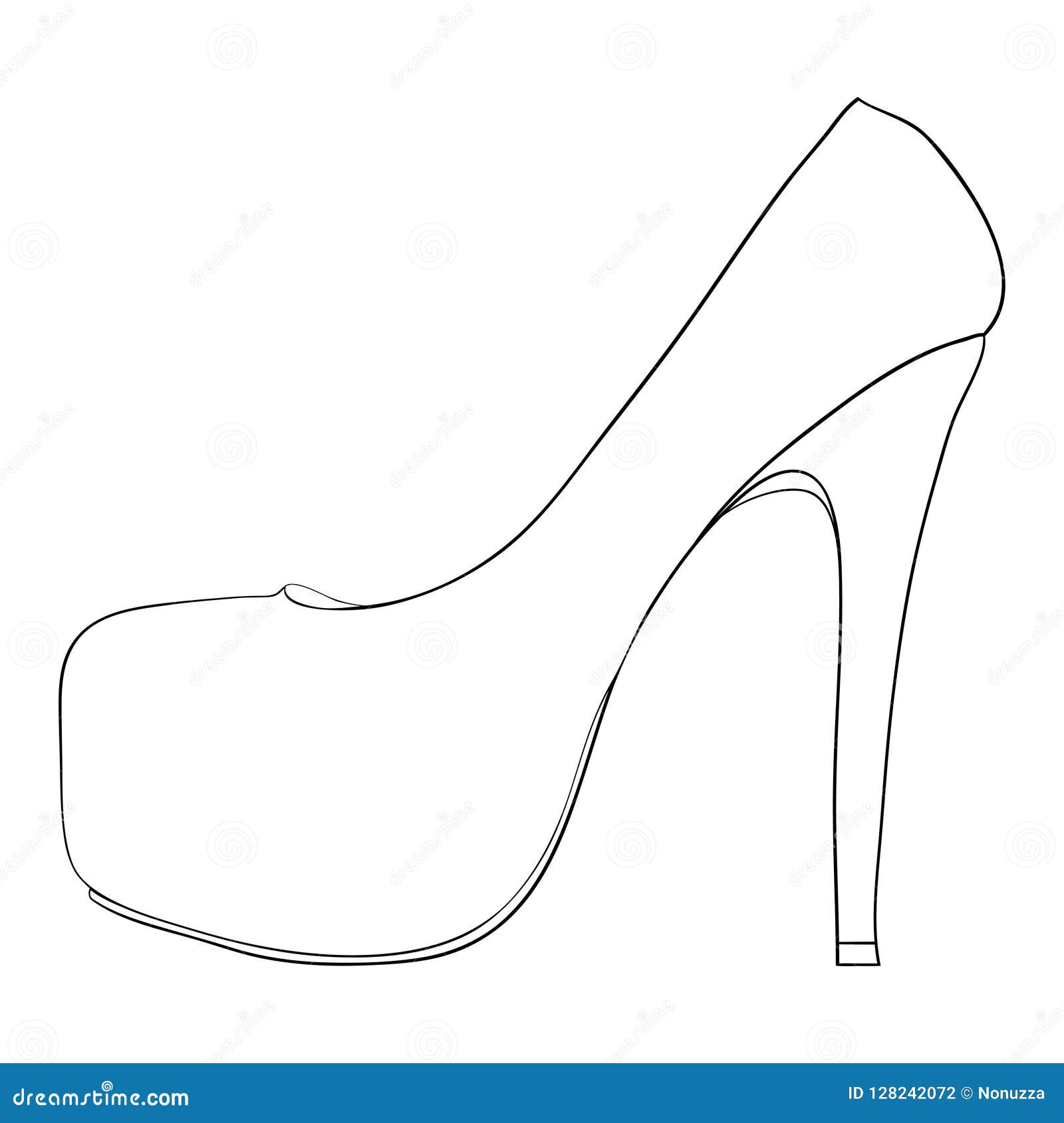 Product Image | Drawing high heels, Fashion flats, Fashion shoes