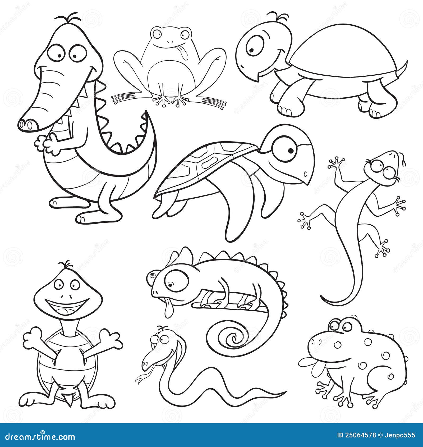 amphibians coloring pages