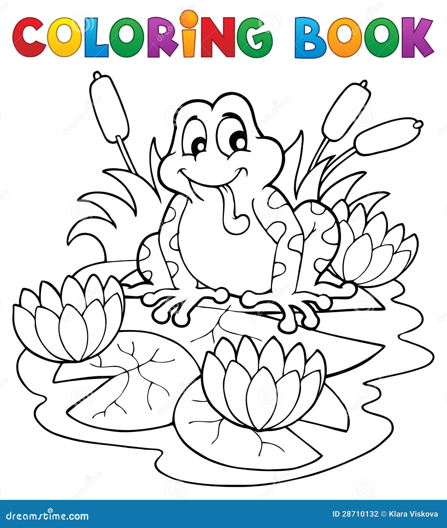 coloring book river fauna image 2