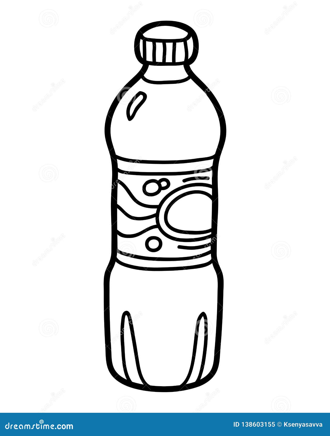 Water Bottle Coloring Pages