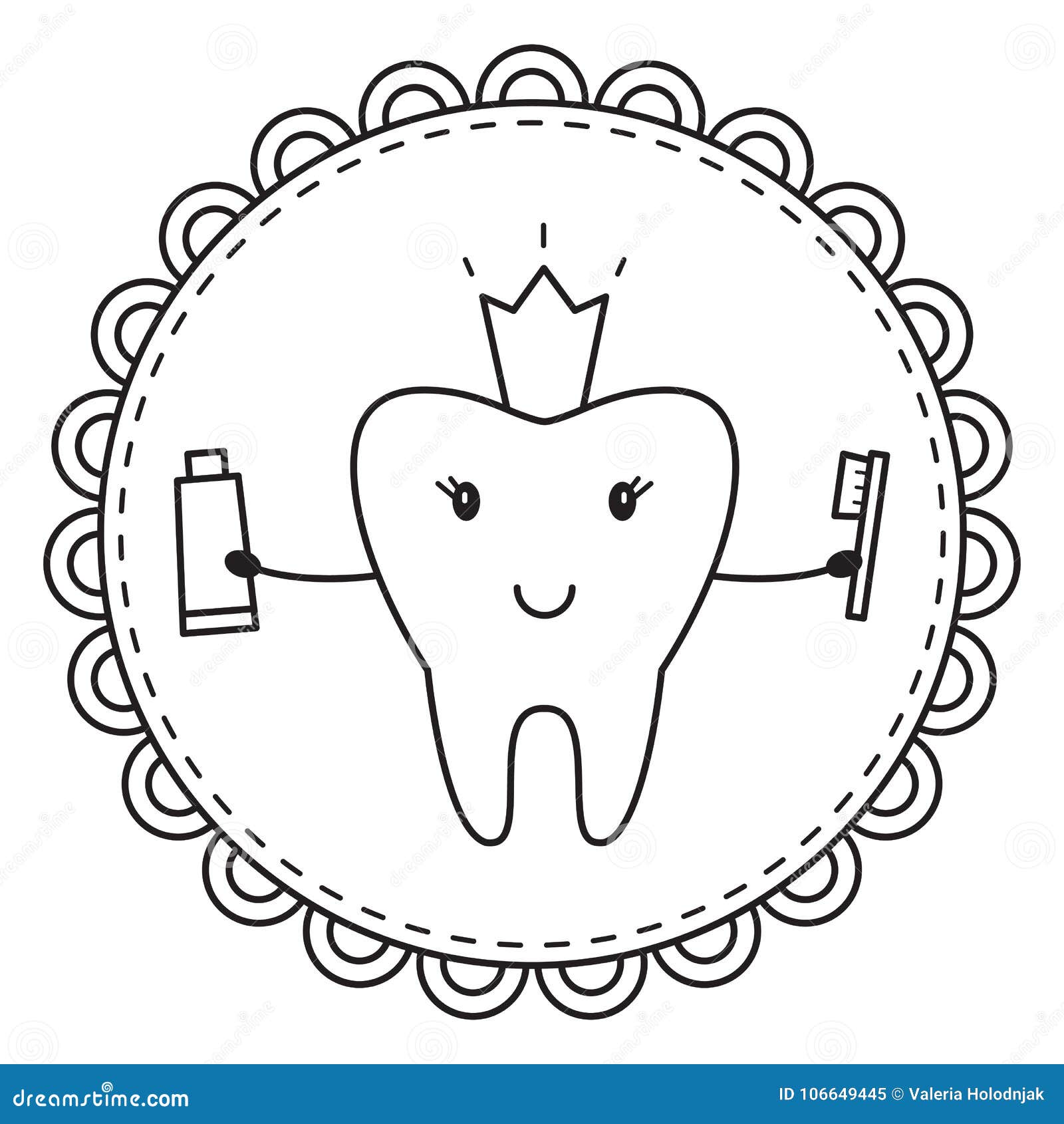 teeth coloring pages