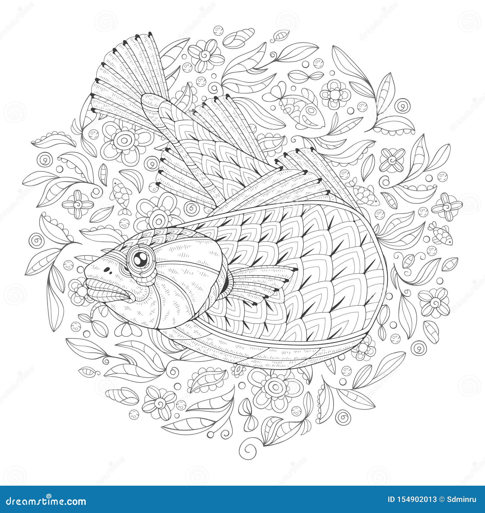 Download 202+ Cod Fish Coloring Pages PNG PDF File - Download Free